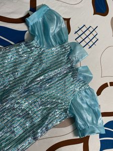 Sparkly Blue Party Dress