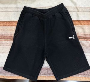 Puma Men's Black Athletic Shorts