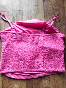 ⚡Chic Ruched Spaghetti Strap Crop Top