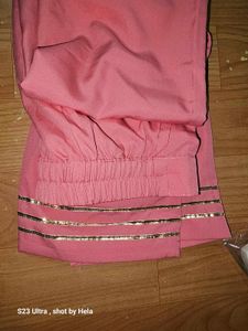 Blush Pink Kurti and bottom with Gold Accents