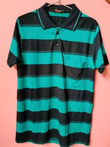 Cotton collar T-shirts