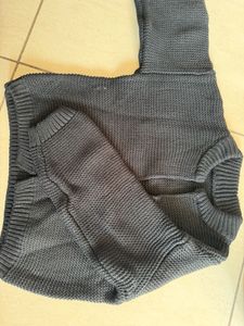 Dark Grey Knit Sweater
