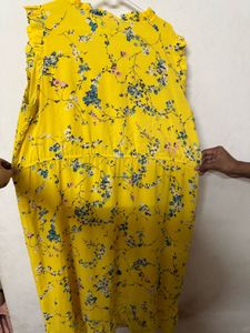 local yellow floral dress
