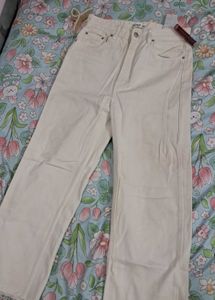 White Wide Leg Jeans