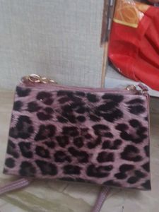 Leopard Print Crossbody Bag