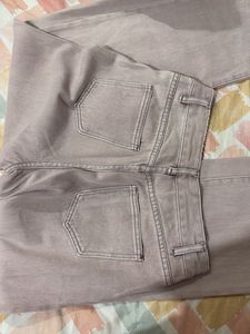 Light Purple Wide Leg Jeans