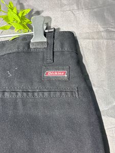 Dickies Black Distressed Hem Shorts