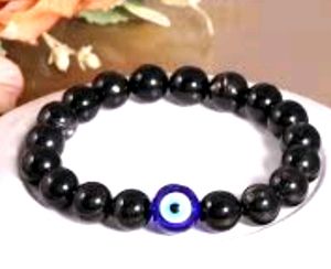 Stylish trend Braslate evil black Acrylic Pearl's
