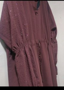 Elegant Maroon Abaya
