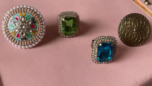 Beaded Hoop Earrings 7+