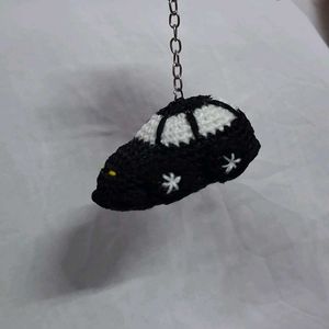 🚗 Handmade Crochet Car Keychain 😍