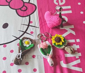 Handmade Crochet Keychain select 1 #199