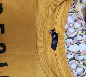 Mustard Yellow "Begin Today" Graphic Sweatshirt