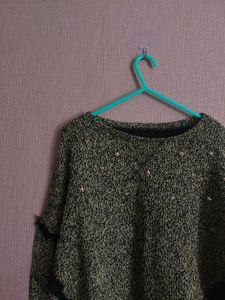 Unique Asymmetric Knit Sweater