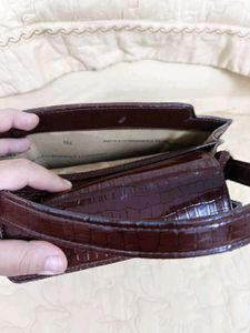 Chic Croc Embossed Handbag