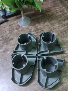 Unique Tiered Black Vase of 4