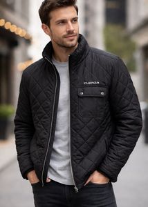 Black Quilted Jacket