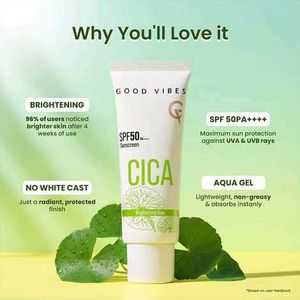 Good Vibes SPF50 CICA Sunscreen