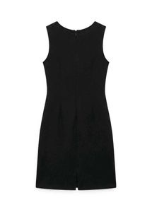 Chic Black Sequin Detail Dress