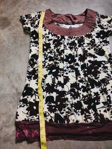 Vintage Floral Print Balloon top