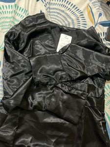 satin party dress