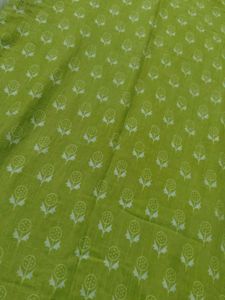Lime Green Printed Kurta