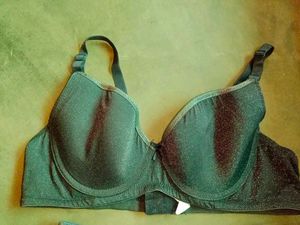 Blue Glitter Bra N Panty Set