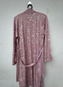 Floral Print Robe