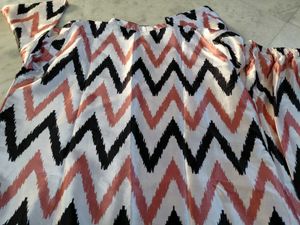 Chevron Print Cotton Kurta