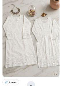Elegant cream Chikankari Kurta