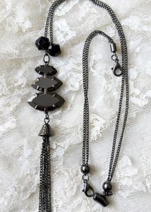 Gothic Layered Tassel Necklace