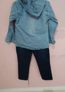 Denim Pant Shirt Set (12-18 Months Boy)