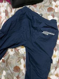 Navy Blue Cargo Joggers
