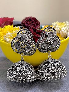 Big Oxidised Jhumka