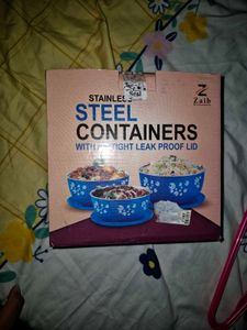 Stainless Steel Containers - Leak Proof