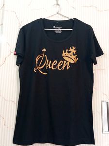 New Black Tshirt QUEEN