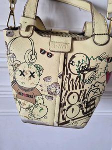 Unique Graffiti Print Handbag