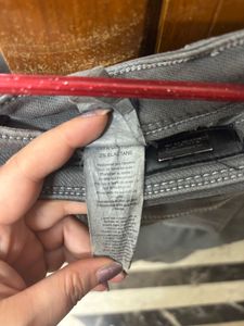 Grey Wash Denim Jeans