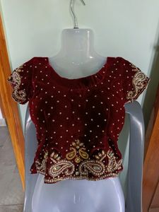 Maroon Bridal Heavy Work Lehenga