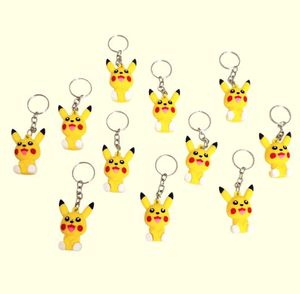 Cute Pikachu Keychain Set (12pcs)