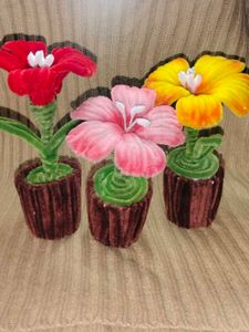 pipe cleaner Flower pot