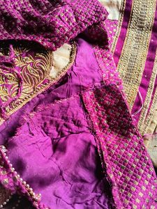 Embroidered Silk lehenga