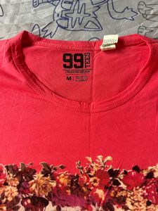Floral Print Graphic T-Shirt