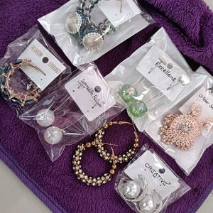 Assorted Women's New Earrings Set combo 7