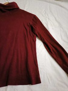 Burgundy Long Sleeve pullover