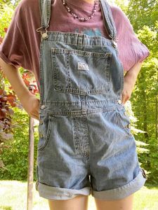 Denim Short Overalls