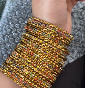 Elegant Multi-Colour Metal Bangles Set for Women |
