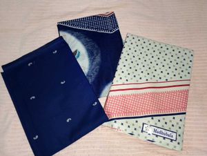 Unstitched cotton suit