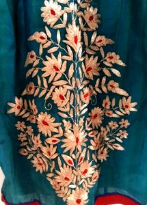 Pure Cotton Heavy Embroidery Work Kurti With Dupat