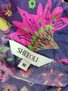 Purple Floral Printed Co-ord (Women's)